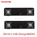 800W Carregador USB de alta potência 100 portas