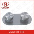 180 Degree Stainless Steel Glass Clip with Knob Used in Bathroom