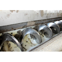 Shaftless Screw Conveyor for Sludge Material