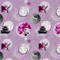 Flower Printed Tablecloth With Non Woven Backing