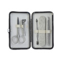 manicure set tools leather box