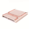 Aluminum cold plate copper tube heat sink