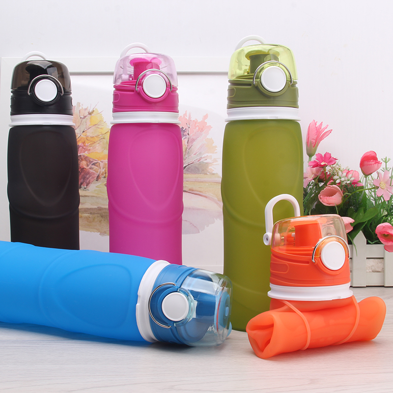 Silicone foldable water bottles