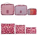 Latest Design Moda 6pcs armazenamento armazenamento malote bagagem viagens organizador