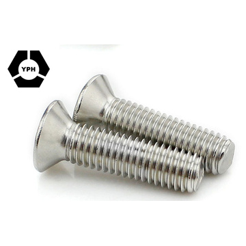 DIN 965 Cruz Recessed Flat Head Screw máquina Unc Thread