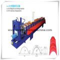 Galvanized Steel Ridge Cap Tile Cold Roll Forming Machine Metal Profile Machine