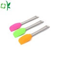 Spatule de cuisson en silicone de sécurité sans BPA multicolore