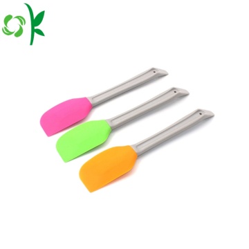 Spatule de cuisson en silicone de sécurité sans BPA multicolore