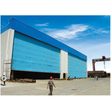 Exterior and Interior Flexible Fabric Hangar Gate