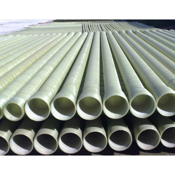 GRP Mortar Pipe Used for Wastewater and Oil, Chemical Medium Transmission