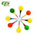 Golf Plastic tee with Soft Rubber Cover