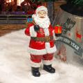 FUNPENY 12" Christmas Resin Santa Claus Decorations