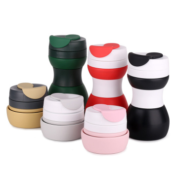 Hot Selling Reusable Outdoor Silicone Coffee Mug Cup