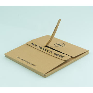 3-ply Corrugated Zipper Open Design Kraft Paper Box