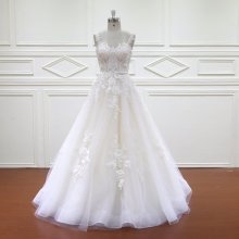 Vestido de casamento nupcial "sexy" de laço 2016 querido (XF16017)