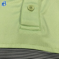green black white threads printed polo shirt