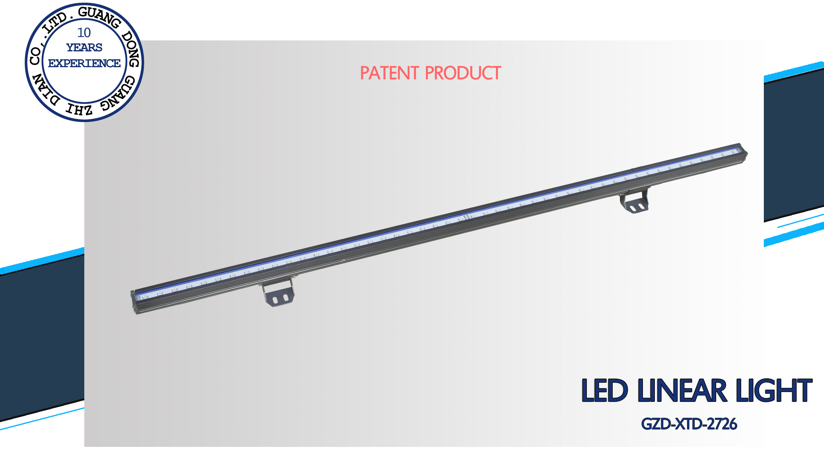 pure aluminum led linear light