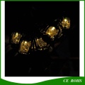 Solar Black 10PCS Small Horse String Lights for Christmas Holiday