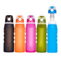 BPA Free Silicone Outdoor Filter Water Bottle