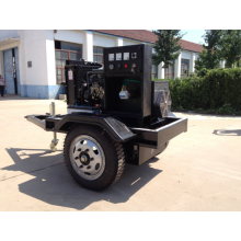 3 Wheel Trailor Generator 20KW Diesel 4B3.9G Engine and 13 KW Power Pump