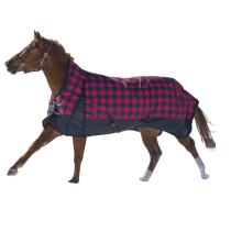 Turnout High Neck Plaid Horse Blanket