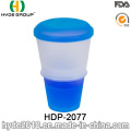Taza de Cereal de desayuno promocional nuevo plástico ensalada Shaker Cup (HDP-2077)