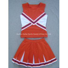 2017 Cheerleading Double Knit Uniform Tops und Röcke