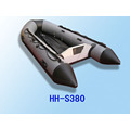 PVC or Hypalon Inflatable Boat 3.8m Plywood floor pvc boat aluminum floor