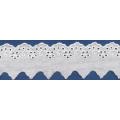 Beau charmant décor brodé dentelle tissu / guipure dentelle pour robe de mariée