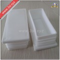 White Plastic LDPE Rectangle Furniture/Chair/Rack Caps and Inserts (YZF-H170)