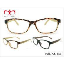 Men′s Tr90 Reading Glasses with Wooden-Like Temple (8078)