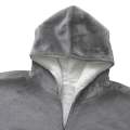 Sherpa Wearable Decken Hoodie Übergroße Sweatshirtdecke