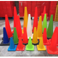 PVC road warning colored safety traffic cone