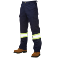 Anti cutting hi vis safety work clothes trousers