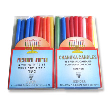 Chanukah velas velas forma cónica espiral color