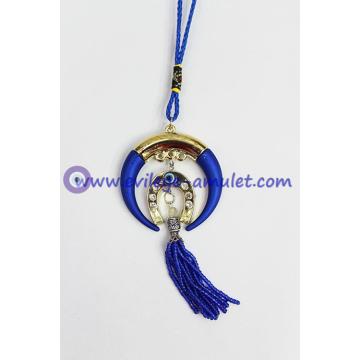 Blue Evil Eye with Horse Shoe Protection amulet car hanging decoration ornament