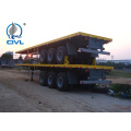 3 axles 20'/40' Flatbed Container  Semi Trailer