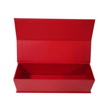 Red gold foil Magnetic paper packaging for gift