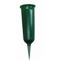 Plastic cemetery vases Metal cone vases water tube