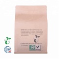 Sac biodégradable en plastique de sac de café de PLA rescellable