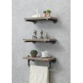 Floating Wall Pipe Shelves Brackets and Towel Rack