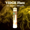 Vidge Flare bateria descartável para cigarro eletrônico Vape