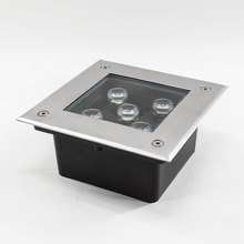 Edelstahl quadratisch unterirdisch eingebundenes LED -Bodenlicht