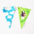 Custom double sided  football bunting