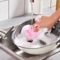 Household Scrub Kitchen Pot Dish Microfiber Cleaning Sponge