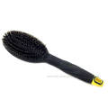 Oval Cushion Brush Cerda de jabalí con PA66 Nylon Bueno para Masaje