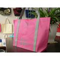 Rose slogan printed international gym club non-woven bag