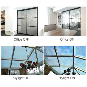 Dimmable Electric Tint Film Door Door Smart Glass