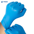 Blue biodégradable grands gants en nitrile