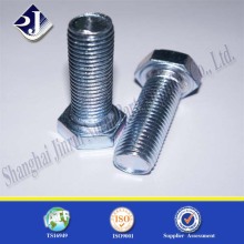 Perno hexagonal (zincado) Tornillo hexagonal